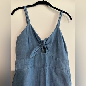 NWOT Splendid Denim Chambray Jumpsuit Size Small